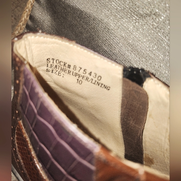 Giovanni Leather Boots Shoes, sz 10 - Picture 4 of 4